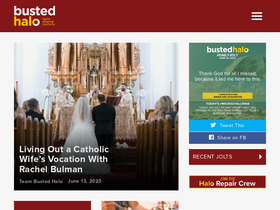 'bustedhalo.com' screenshot