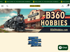 b360hobbies.com homepage screenshot