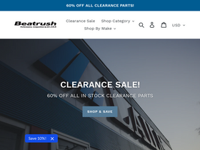 beatrushusa.com homepage screenshot