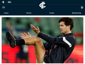 'carltonfc.com.au' screenshot
