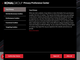 'ronal-wheels.com' screenshot