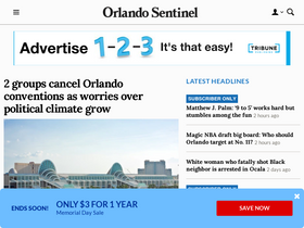 'orlandosentinel.com' screenshot