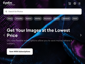 'eyeem.com' screenshot