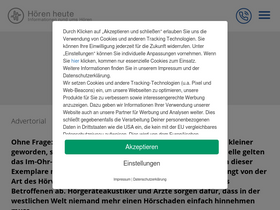 'hoeren-heute.de' screenshot