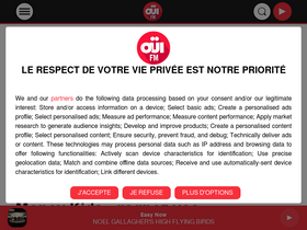 'ouifm.fr' screenshot