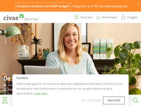 'civas.nl' screenshot