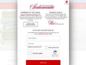 'scalamandre.com' screenshot