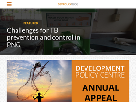 'devpolicy.org' screenshot