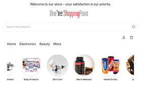 oneshoppingpoint.com homepage screenshot
