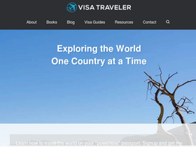'visatraveler.com' screenshot