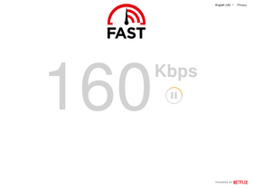 'fast.com' screenshot