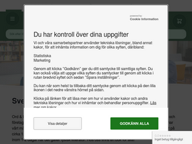'ordochbok.se' screenshot