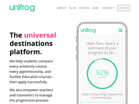 'unifrog.org' screenshot