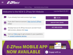 'ezpassnh.com' screenshot