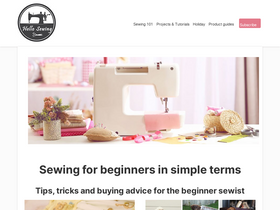 'hellosewing.com' screenshot
