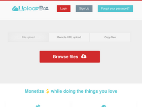 'uploadbaz.me' screenshot