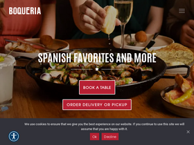 'boqueriarestaurant.com' screenshot