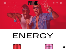 'drinkprime.com' screenshot