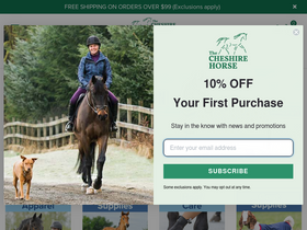 'cheshirehorse.com' screenshot