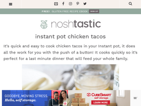 'noshtastic.com' screenshot