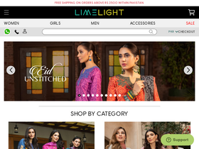 'limelight.pk' screenshot