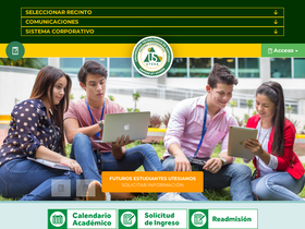 'utesa.edu' screenshot