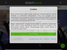 'ticketbande.pl' screenshot