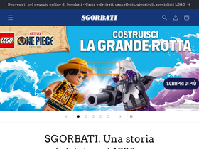 sgorbati.biz homepage screenshot