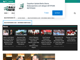 'balipuspanews.com' screenshot