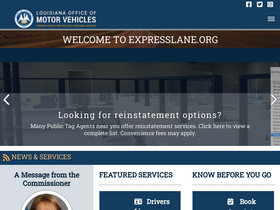 'expresslane.org' screenshot