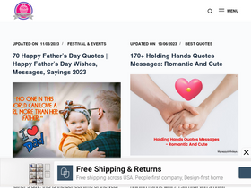 'myhappybirthdays.com' screenshot