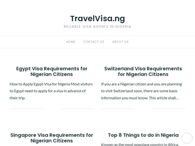 'travelvisa.ng' screenshot