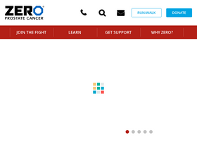 'zerocancer.org' screenshot