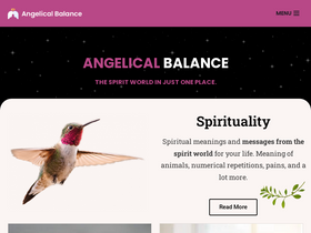 'angelicalbalance.com' screenshot