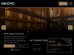 'gauchorestaurants.com' screenshot