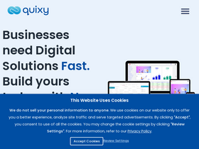'quixy.com' screenshot