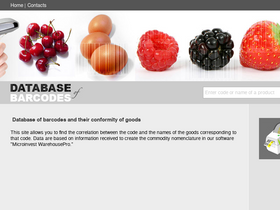 'barcode-list.com' screenshot