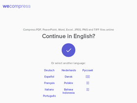 'wecompress.com' screenshot