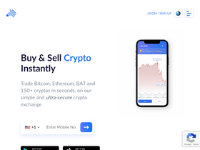 'zebpay.com' screenshot