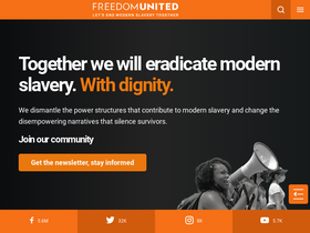 'freedomunited.org' screenshot