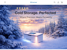 polarvault.shop homepage screenshot