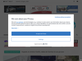 'quotidianodigela.it' screenshot