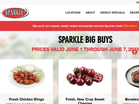 'sparklemarkets.com' screenshot