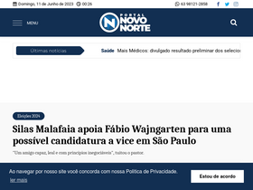 'portalnovonorte.com.br' screenshot