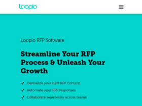 'loopio.com' screenshot