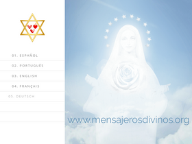 'mensajerosdivinos.org' screenshot