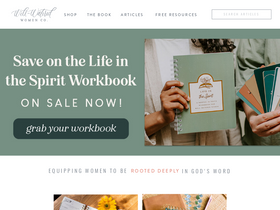 'wellwateredwomen.com' screenshot