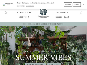 'happyhouseplants.co.uk' screenshot