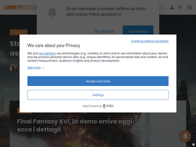 'gamelegends.it' screenshot