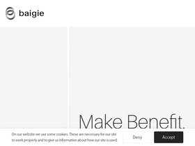 'baigie.me' screenshot